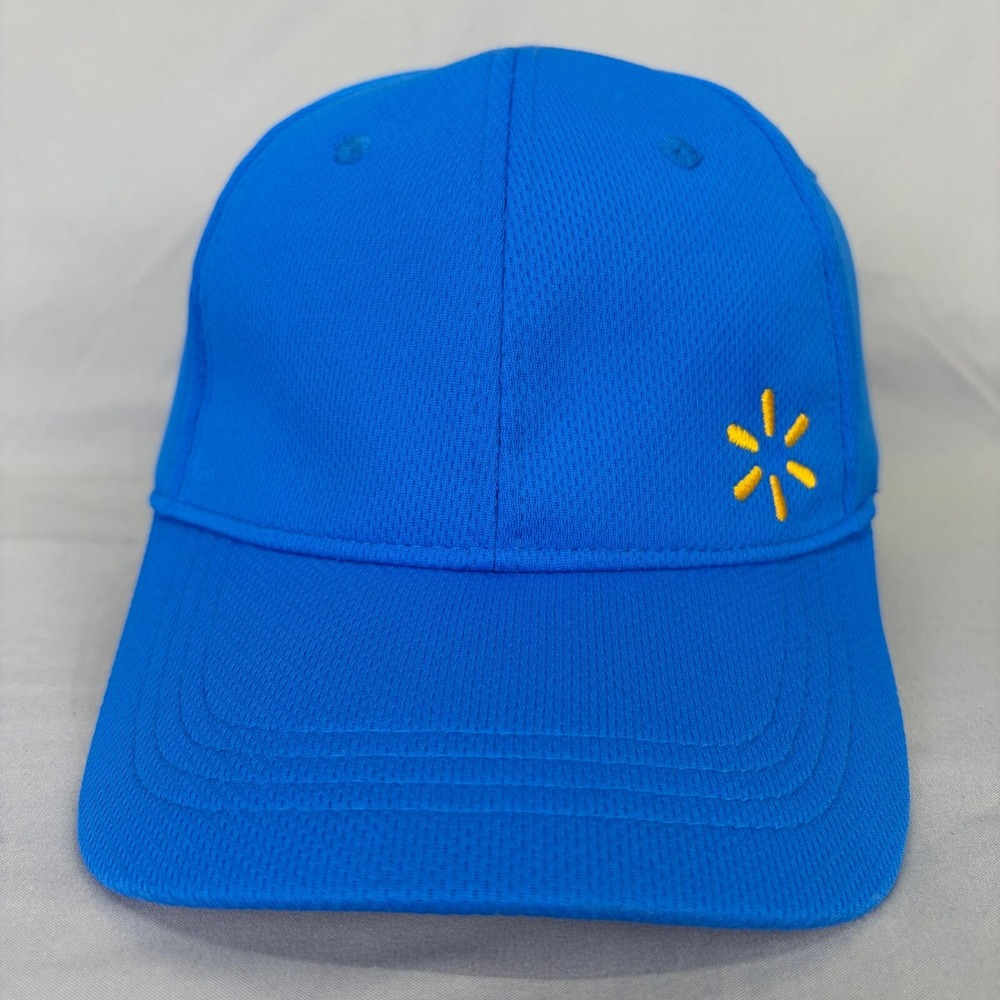 Walmart Baseball Cap Employee Uniform Unisex OSFM Blue Mesh Spark Logo